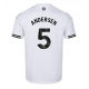 Fulham Joachim Andersen #5 Replike Domaci Dres 2025-26 Kratak Rukav